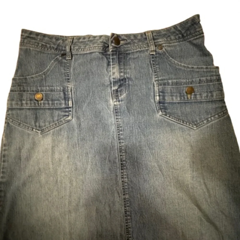 Cato Blue Denim Maxi Skirt - Picture 4 of 7